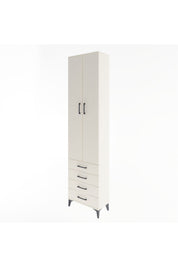 Arges Dolap 4 Raflı 4 Çekmeceli 2 Kapaklı 60x30x243 - S32M085V1A