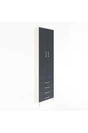 Arges Dolap 4 Raflı 4 Çekmeceli 2 Kapaklı 60x30x243 - S32M085V2A