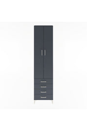 Arges Dolap 4 Raflı 4 Çekmeceli 2 Kapaklı 60x30x243 - S32M085V5A
