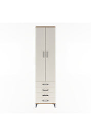 Arges Dolap 4 Raflı 4 Çekmeceli 2 Kapaklı 60x30x243 - S32M085V7A