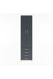 Arges Dolap 4 Raflı 4 Çekmeceli 2 Kapaklı 60x30x243 - S32M085V8A