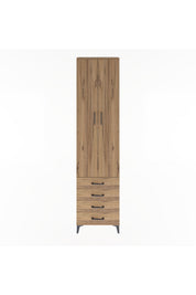 Arges Dolap 4 Raflı 4 Çekmeceli 2 Kapaklı 60x30x243 - S32M085V9A