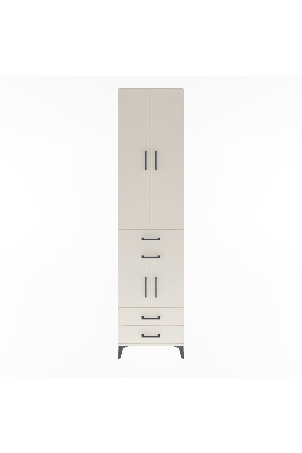Arges Dolap 4 Raflı 4 Çekmeceli 4 Kapaklı 60x30x243 - S32M086V1A