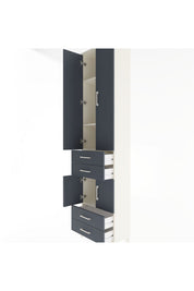 Arges Dolap 4 Raflı 4 Çekmeceli 4 Kapaklı 60x30x243 - S32M086V2A