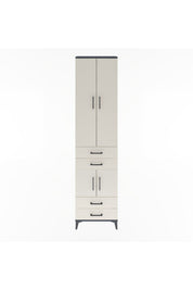 Arges Dolap 4 Raflı 4 Çekmeceli 4 Kapaklı 60x30x243 - S32M086V4A