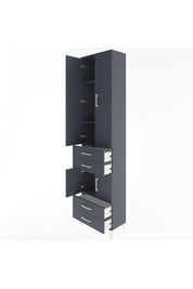 Arges Dolap 4 Raflı 4 Çekmeceli 4 Kapaklı 60x30x243 - S32M086V5A