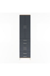Arges Dolap 4 Raflı 4 Çekmeceli 4 Kapaklı 60x30x243 - S32M086V8A