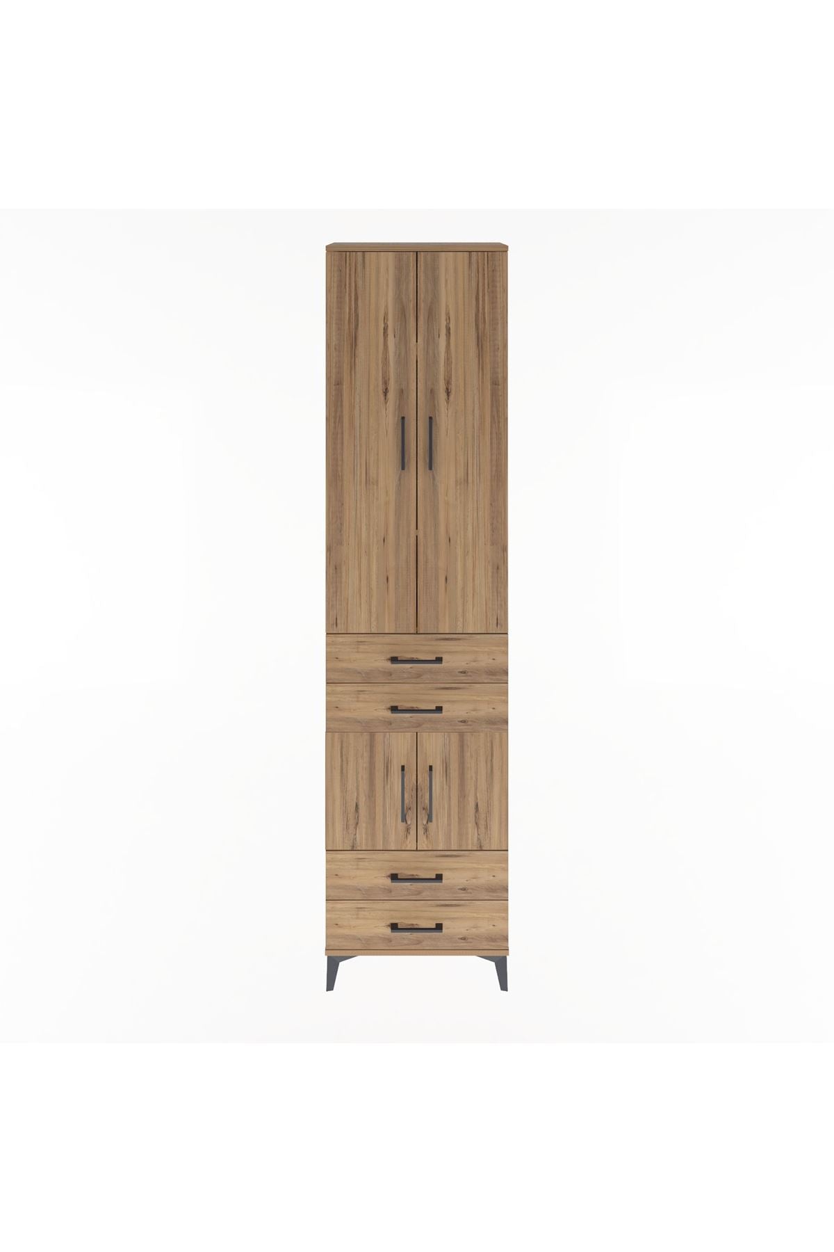 Arges Dolap 4 Raflı 4 Çekmeceli 4 Kapaklı 60x30x243 - S32M086V9A