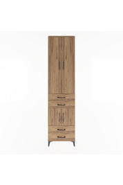 Arges Dolap 4 Raflı 4 Çekmeceli 4 Kapaklı 60x30x243 - S32M086V9A