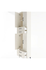 Arges Dolap 3 Raflı 4 Çekmeceli 4 Kapaklı 60x30x243 - S32M087V1A
