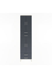 Arges Dolap 3 Raflı 4 Çekmeceli 4 Kapaklı 60x30x243 - S32M087V2A