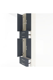 Arges Dolap 3 Raflı 4 Çekmeceli 4 Kapaklı 60x30x243 - S32M087V2A