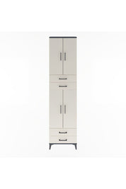 Arges Dolap 3 Raflı 4 Çekmeceli 4 Kapaklı 60x30x243 - S32M087V4A