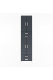 Arges Dolap 3 Raflı 4 Çekmeceli 4 Kapaklı 60x30x243 - S32M087V5A