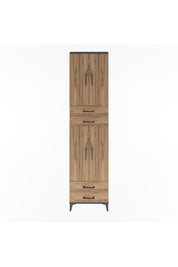 Arges Dolap 3 Raflı 4 Çekmeceli 4 Kapaklı 60x30x243 - S32M087V6A