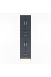 Arges Dolap 3 Raflı 4 Çekmeceli 4 Kapaklı 60x30x243 - S32M087V8A