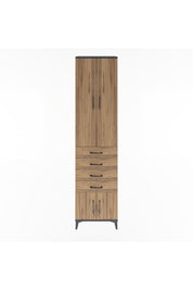 Arges Dolap 3 Raflı 4 Çekmeceli 4 Kapaklı 60x30x243 - S32M088V6A