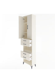 Arges Dolap 4 Raflı 4 Çekmeceli 2 Kapaklı 60x30x243 - S32M089V1A
