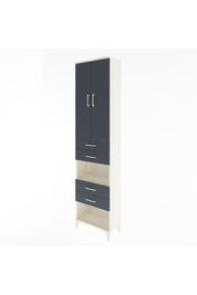 Arges Dolap 4 Raflı 4 Çekmeceli 2 Kapaklı 60x30x243 - S32M089V2A