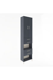Arges Dolap 4 Raflı 4 Çekmeceli 2 Kapaklı 60x30x243 - S32M089V5A