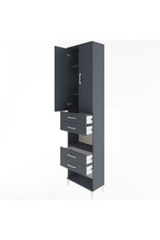 Arges Dolap 4 Raflı 4 Çekmeceli 2 Kapaklı 60x30x243 - S32M089V5A
