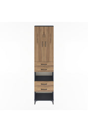 Arges Dolap 4 Raflı 4 Çekmeceli 2 Kapaklı 60x30x243 - S32M089V6A