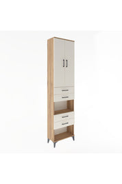 Arges Dolap 4 Raflı 4 Çekmeceli 2 Kapaklı 60x30x243 - S32M089V7A