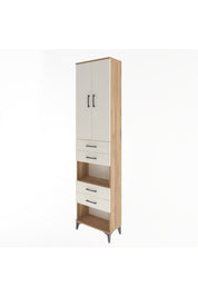 Arges Dolap 4 Raflı 4 Çekmeceli 2 Kapaklı 60x30x243 - S32M089V7A