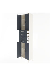 Arges Dolap 4 Raflı 4 Çekmeceli 4 Kapaklı 60x30x243 - S32M090V2A