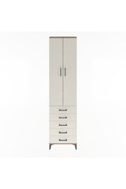 Arges Dolap 4 Raflı 5 Çekmeceli 2 Kapaklı 60x30x243 - S32M091V7A