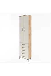 Arges Dolap 4 Raflı 5 Çekmeceli 2 Kapaklı 60x30x243 - S32M091V7A