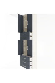 Arges Dolap 5 Raflı 5 Çekmeceli 4 Kapaklı 60x30x243 - S32M092V2A