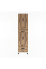 Arges Dolap 5 Raflı 5 Çekmeceli 4 Kapaklı 60x30x243 - S32M092V3A
