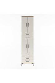 Arges Dolap 5 Raflı 5 Çekmeceli 4 Kapaklı 60x30x243 - S32M092V7A
