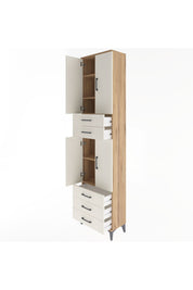 Arges Dolap 5 Raflı 5 Çekmeceli 4 Kapaklı 60x30x243 - S32M092V7A
