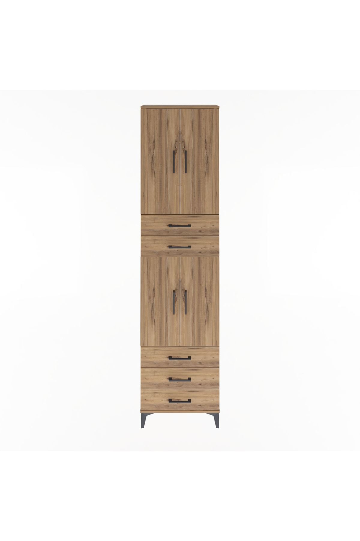Arges Dolap 5 Raflı 5 Çekmeceli 4 Kapaklı 60x30x243 - S32M092V9A