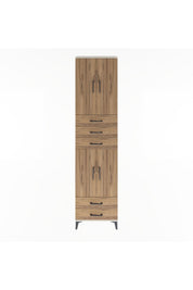 Arges Dolap 5 Raflı 5 Çekmeceli 4 Kapaklı 60x30x243 - S32M093V3A