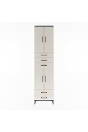Arges Dolap 5 Raflı 5 Çekmeceli 4 Kapaklı 60x30x243 - S32M093V4A