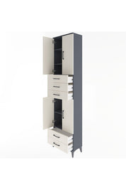 Arges Dolap 5 Raflı 5 Çekmeceli 4 Kapaklı 60x30x243 - S32M093V4A