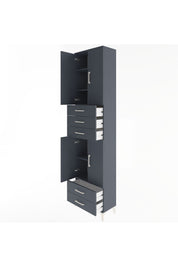 Arges Dolap 5 Raflı 5 Çekmeceli 4 Kapaklı 60x30x243 - S32M093V5A