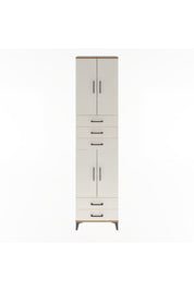 Arges Dolap 5 Raflı 5 Çekmeceli 4 Kapaklı 60x30x243 - S32M093V7A