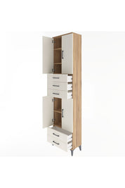 Arges Dolap 5 Raflı 5 Çekmeceli 4 Kapaklı 60x30x243 - S32M093V7A