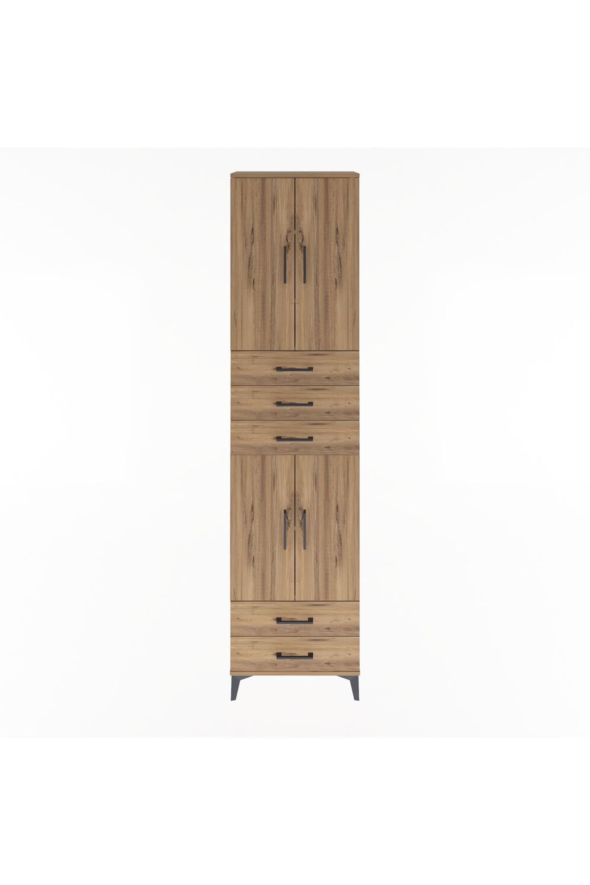 Arges Dolap 5 Raflı 5 Çekmeceli 4 Kapaklı 60x30x243 - S32M093V9A