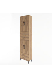 Arges Dolap 5 Raflı 5 Çekmeceli 4 Kapaklı 60x30x243 - S32M093V9A