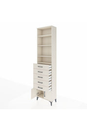 Arges Dolap 4 Raflı 5 Çekmeceli 2 Kapaklı 60x30x243 - S32M094V1A