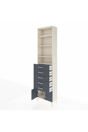 Arges Dolap 4 Raflı 5 Çekmeceli 2 Kapaklı 60x30x243 - S32M094V2A