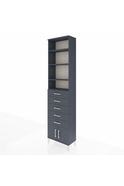 Arges Dolap 4 Raflı 5 Çekmeceli 2 Kapaklı 60x30x243 - S32M094V5A