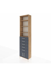 Arges Dolap 4 Raflı 5 Çekmeceli 2 Kapaklı 60x30x243 - S32M094V8A