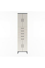 Arges Dolap 4 Raflı 5 Çekmeceli 4 Kapaklı 60x30x243 - S32M095V4A