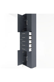 Arges Dolap 4 Raflı 5 Çekmeceli 4 Kapaklı 60x30x243 - S32M095V5A
